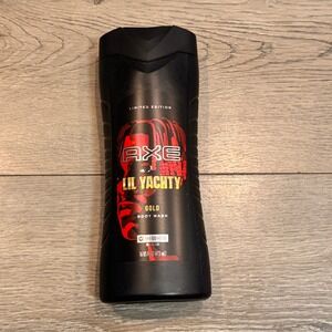 AXE Shower‎ Body Wash Limited Edition Lil Yachty Gold Scent 16 oz Discontinued